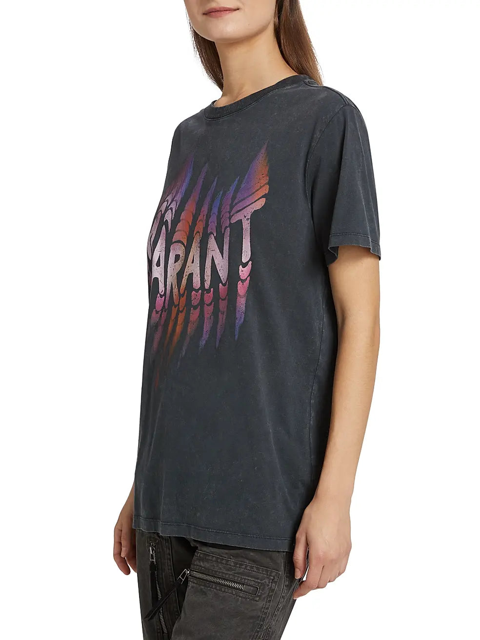 Zoeline Faded Black Tee