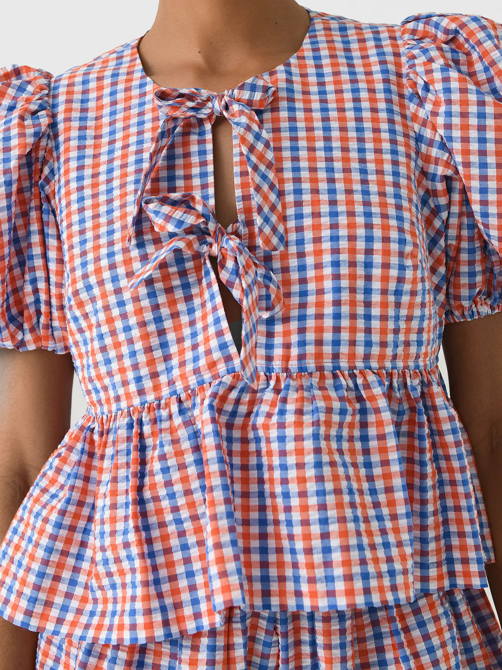 Carly Gingham Top