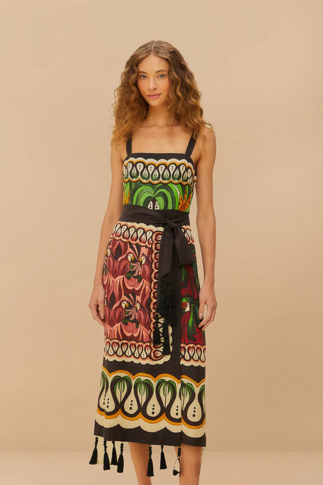 Coconut Tree Flow Dress