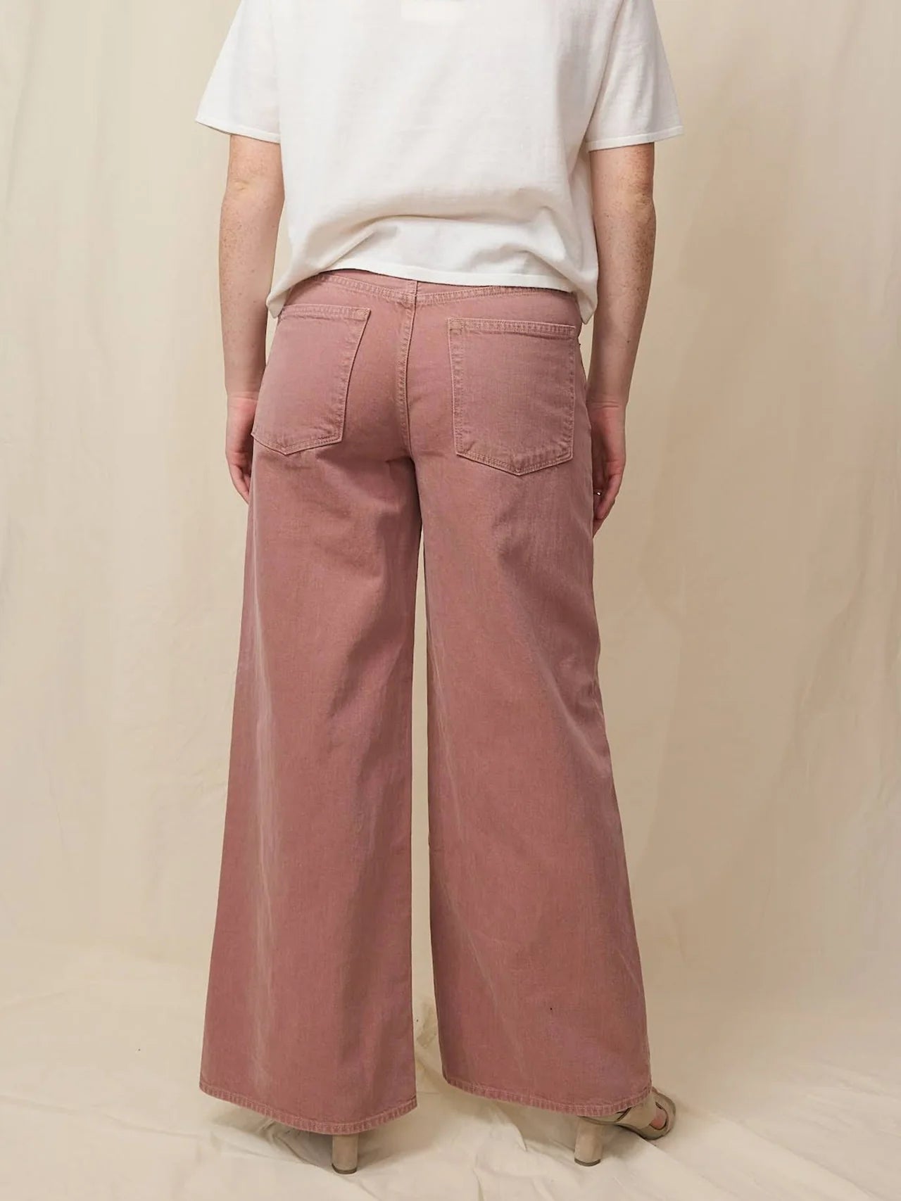Atomic Wide Leg in Dusty Rose