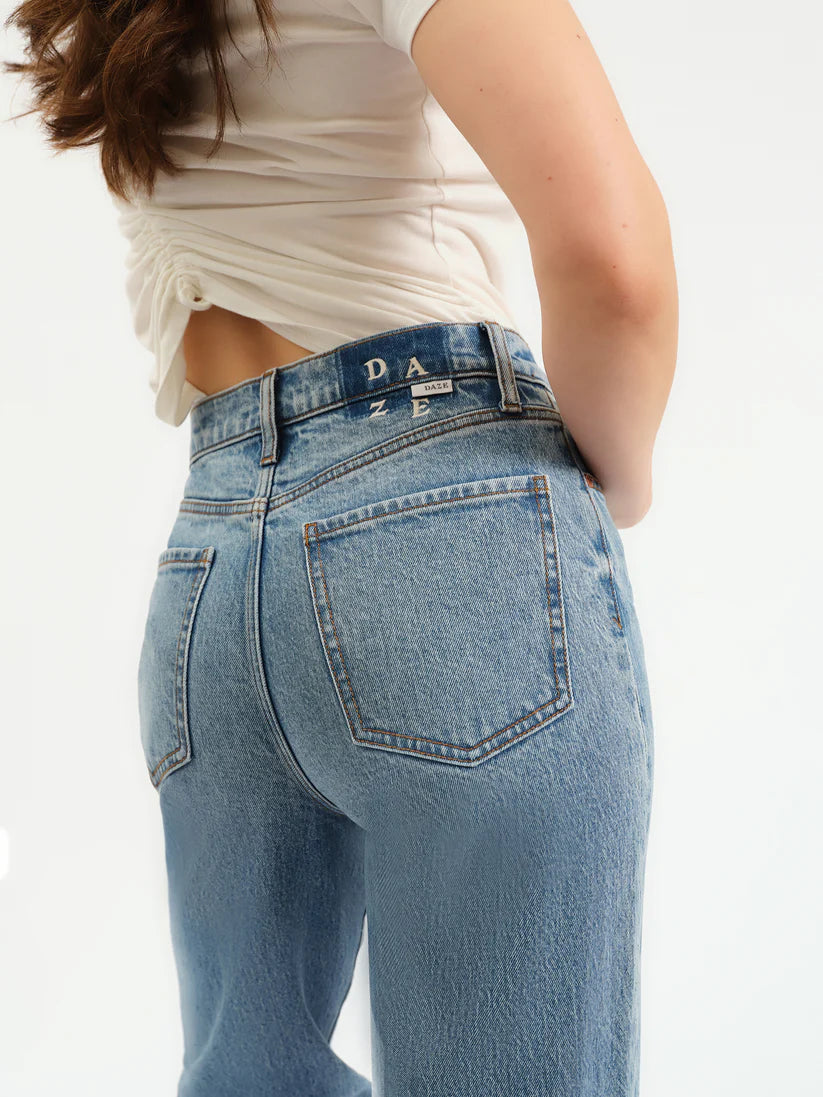 Two Toned Cuffed Denim