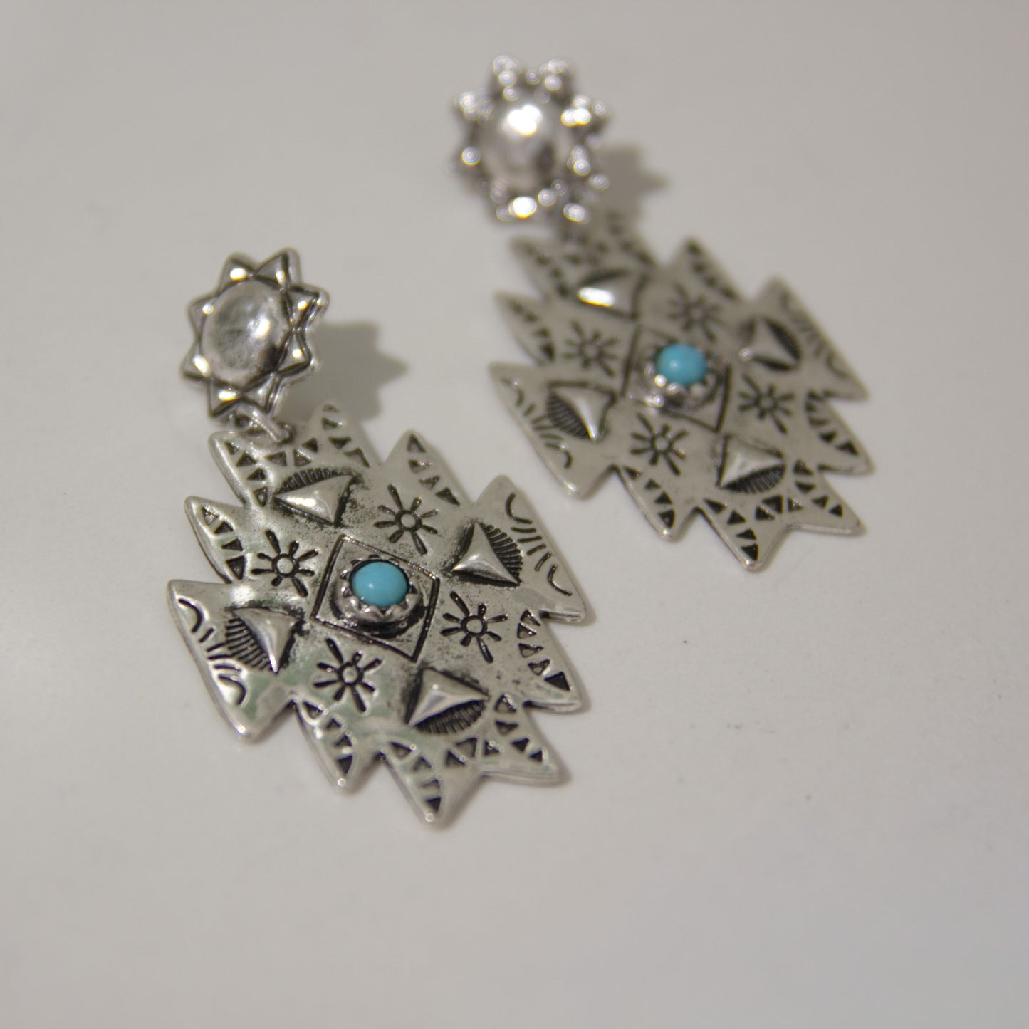Western Concho Earrings