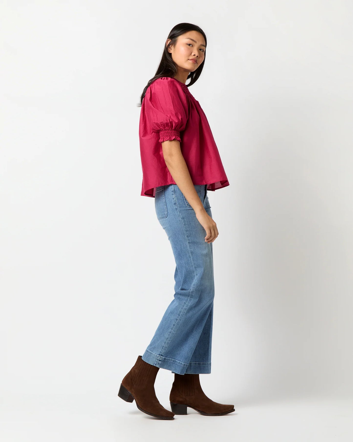 Alita Top in Peony