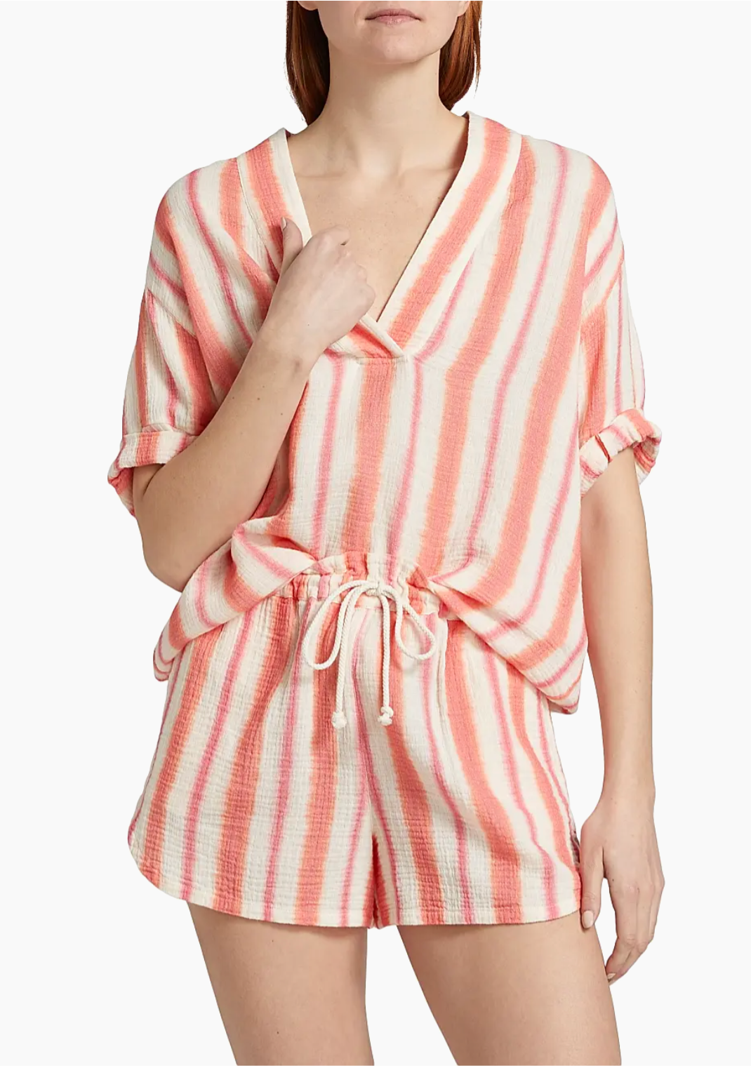 Avery Top in Sunset Pink