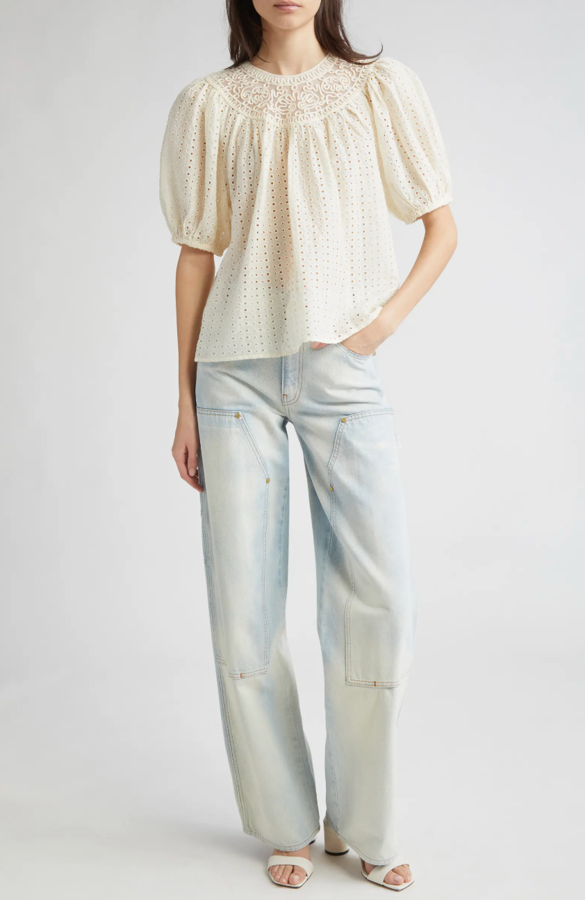 Amina Top in Invory