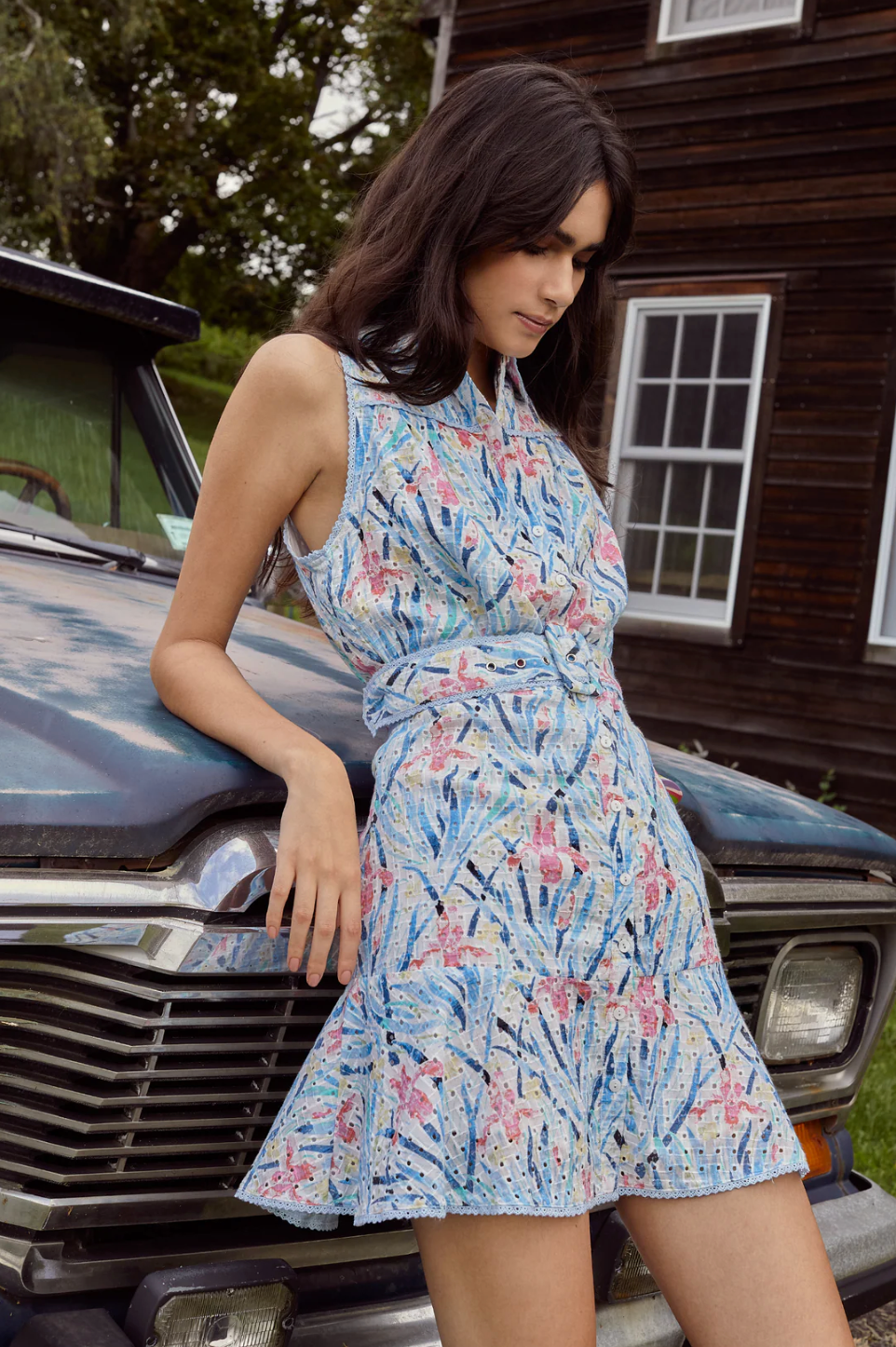 Anastasia Dress in Iris