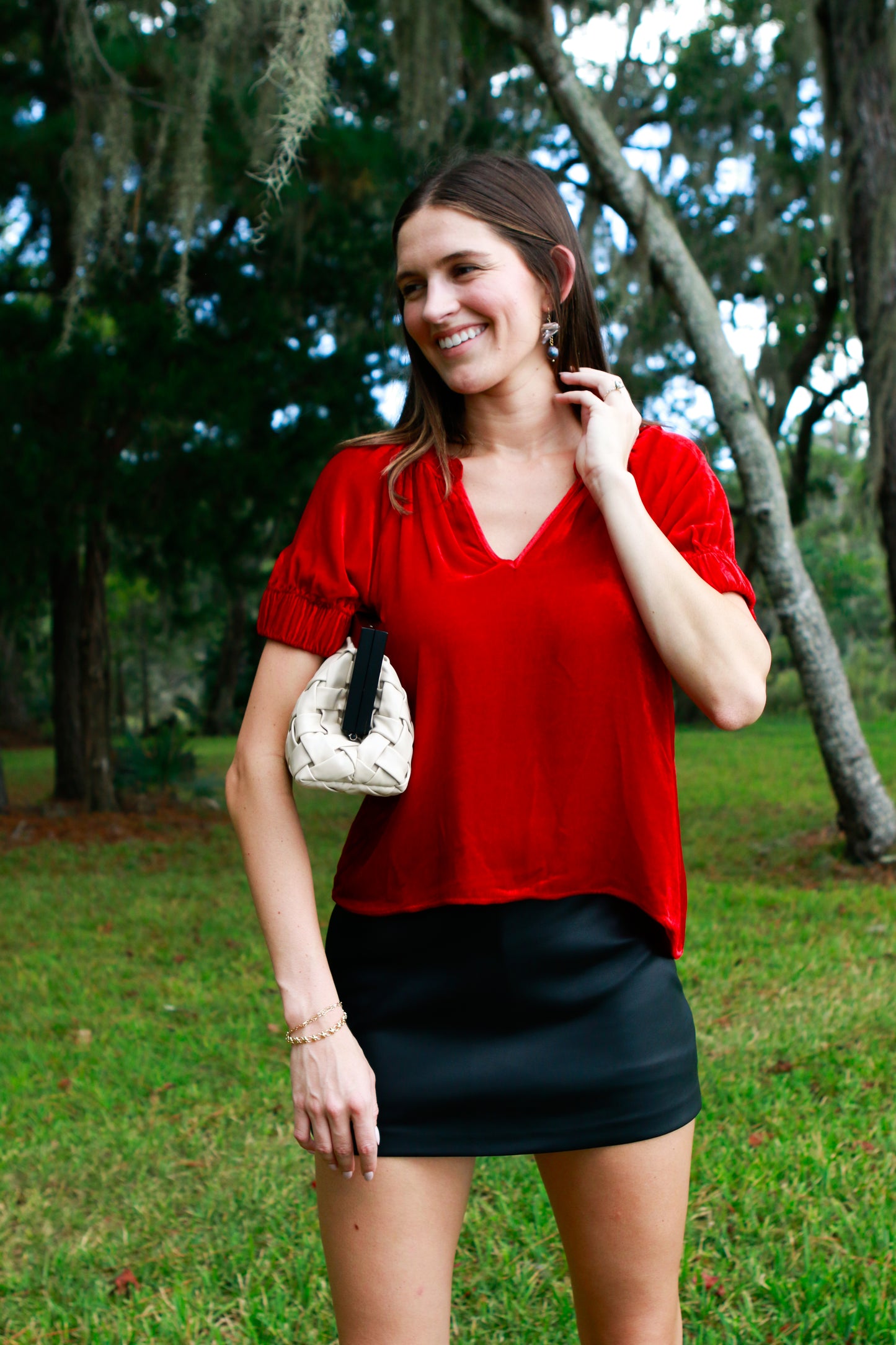 Cameron Top in Red