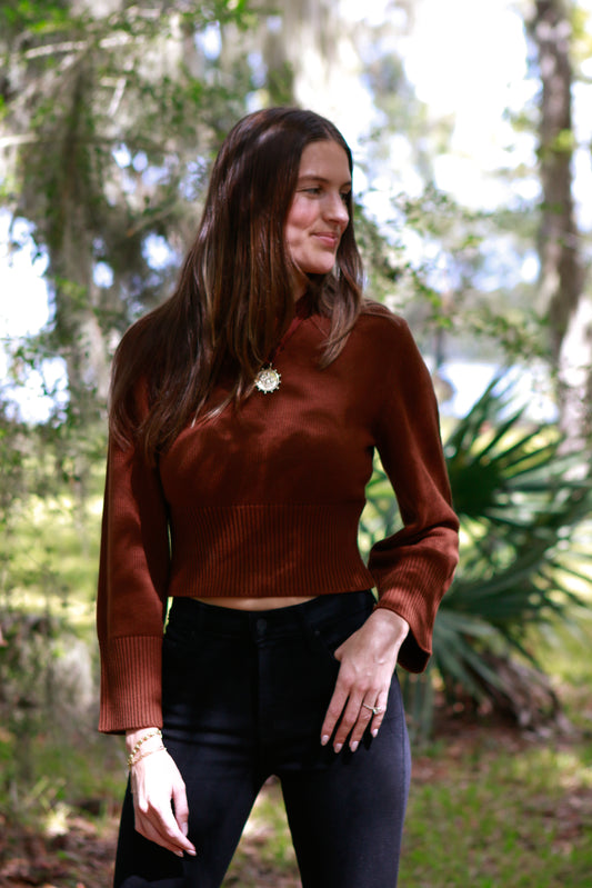 Carolina Brown Sweater