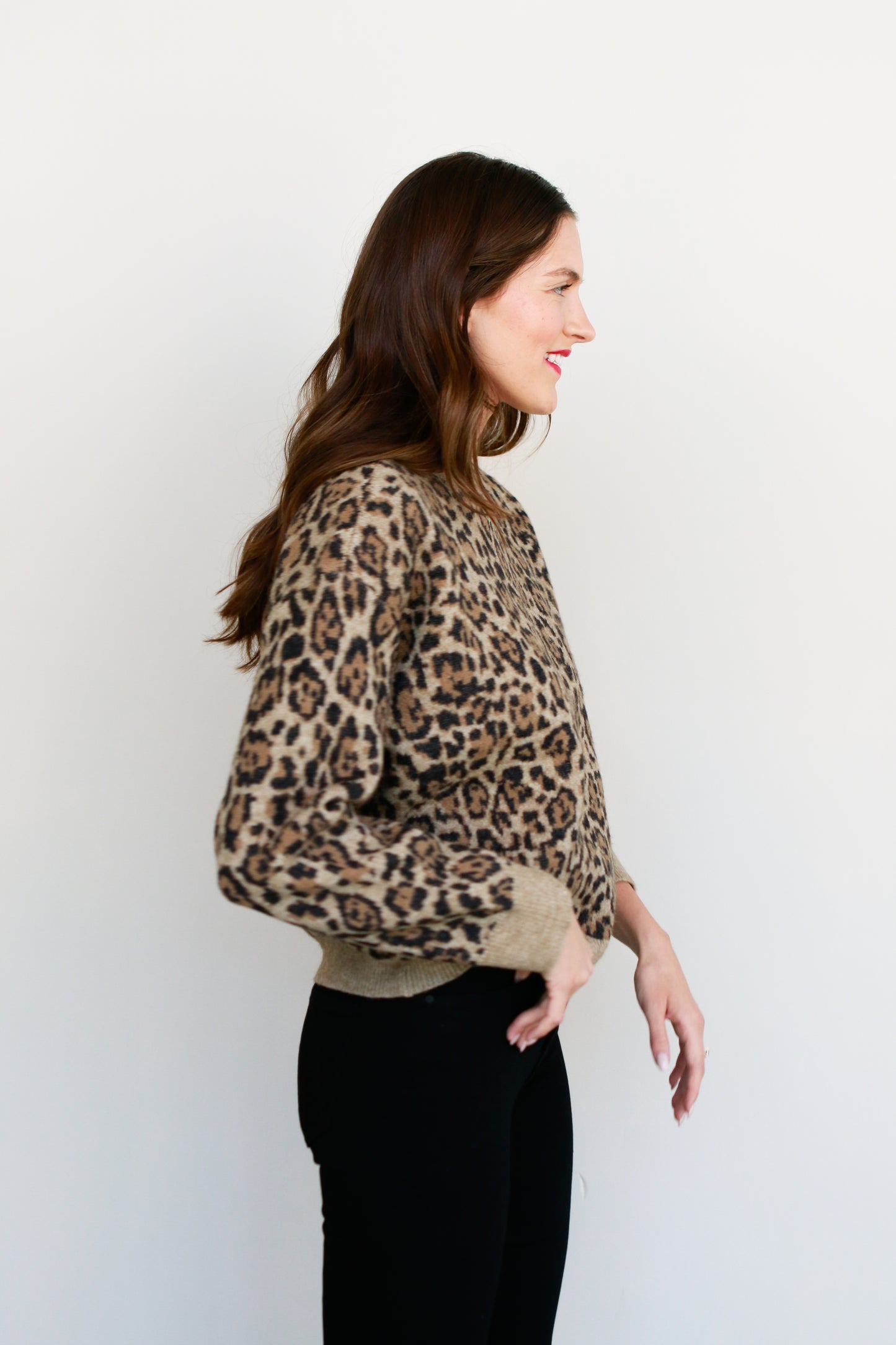 Leopard Print Sweater