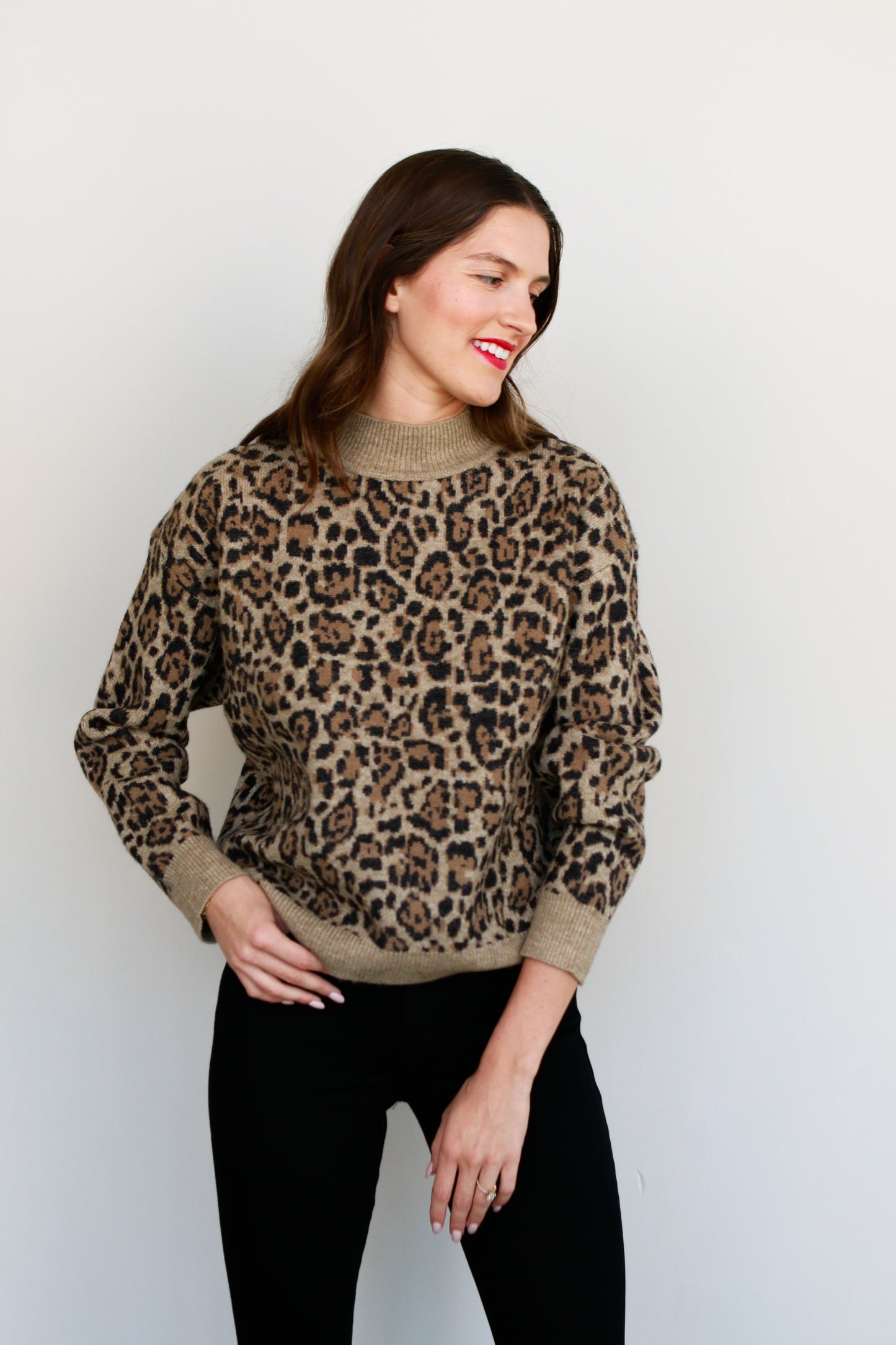Leopard Print Sweater