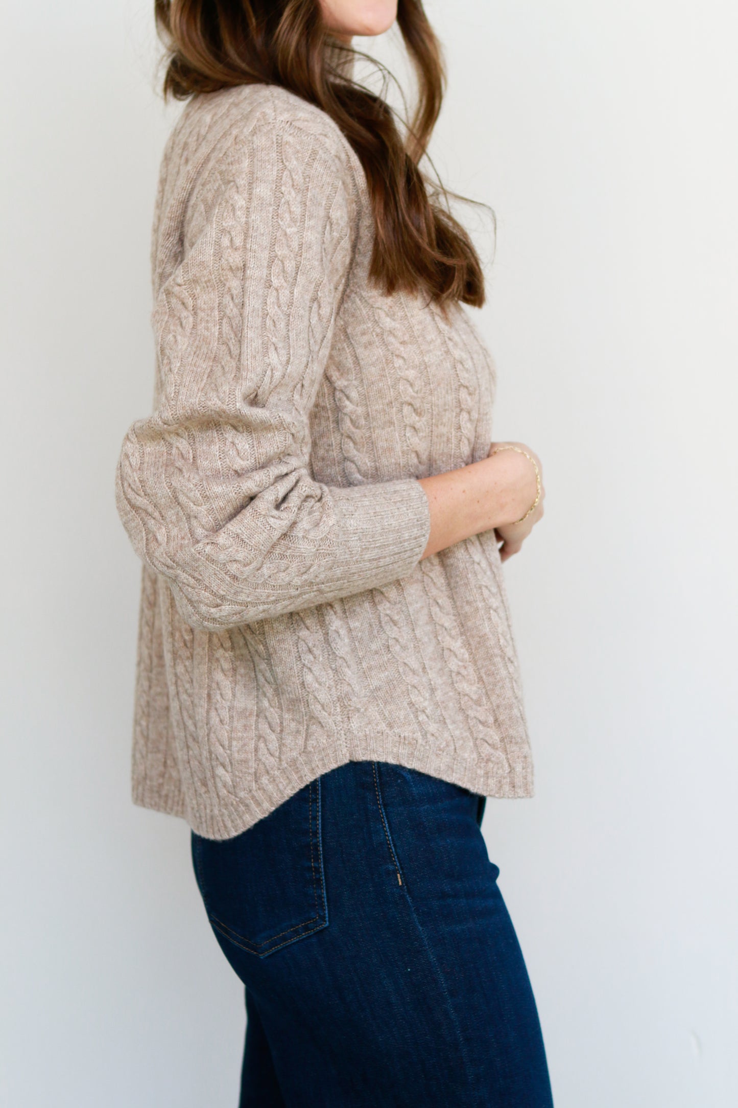 Cable Knit Sweater (2 Color Options)