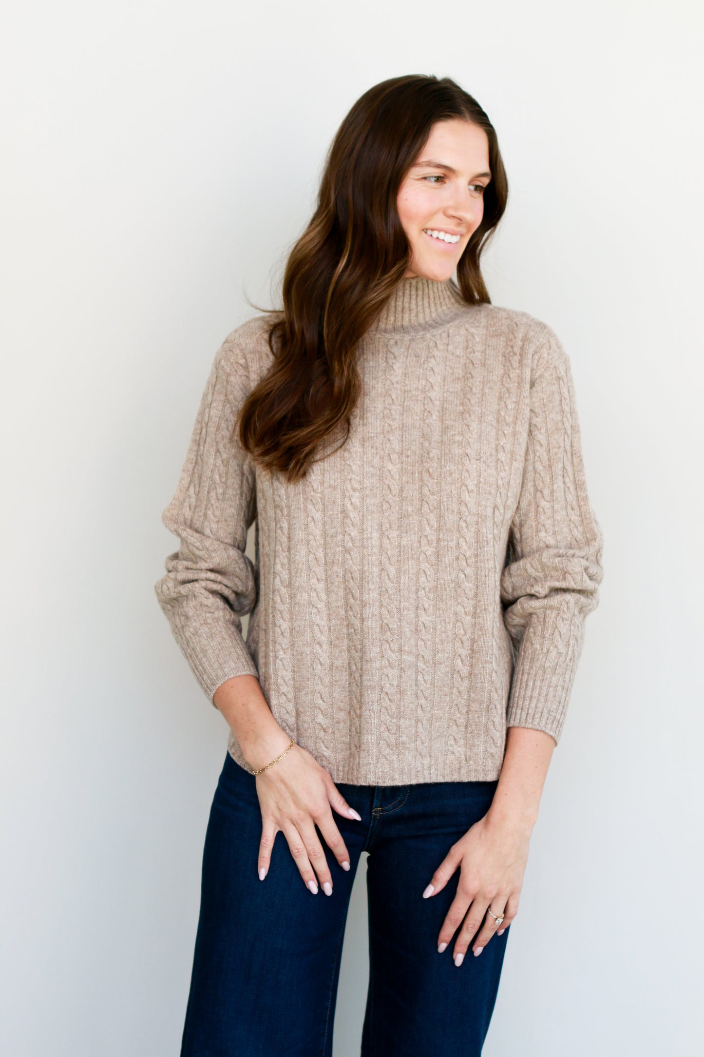Cable Knit Sweater (2 Color Options)