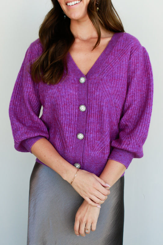 Violet Cardigan