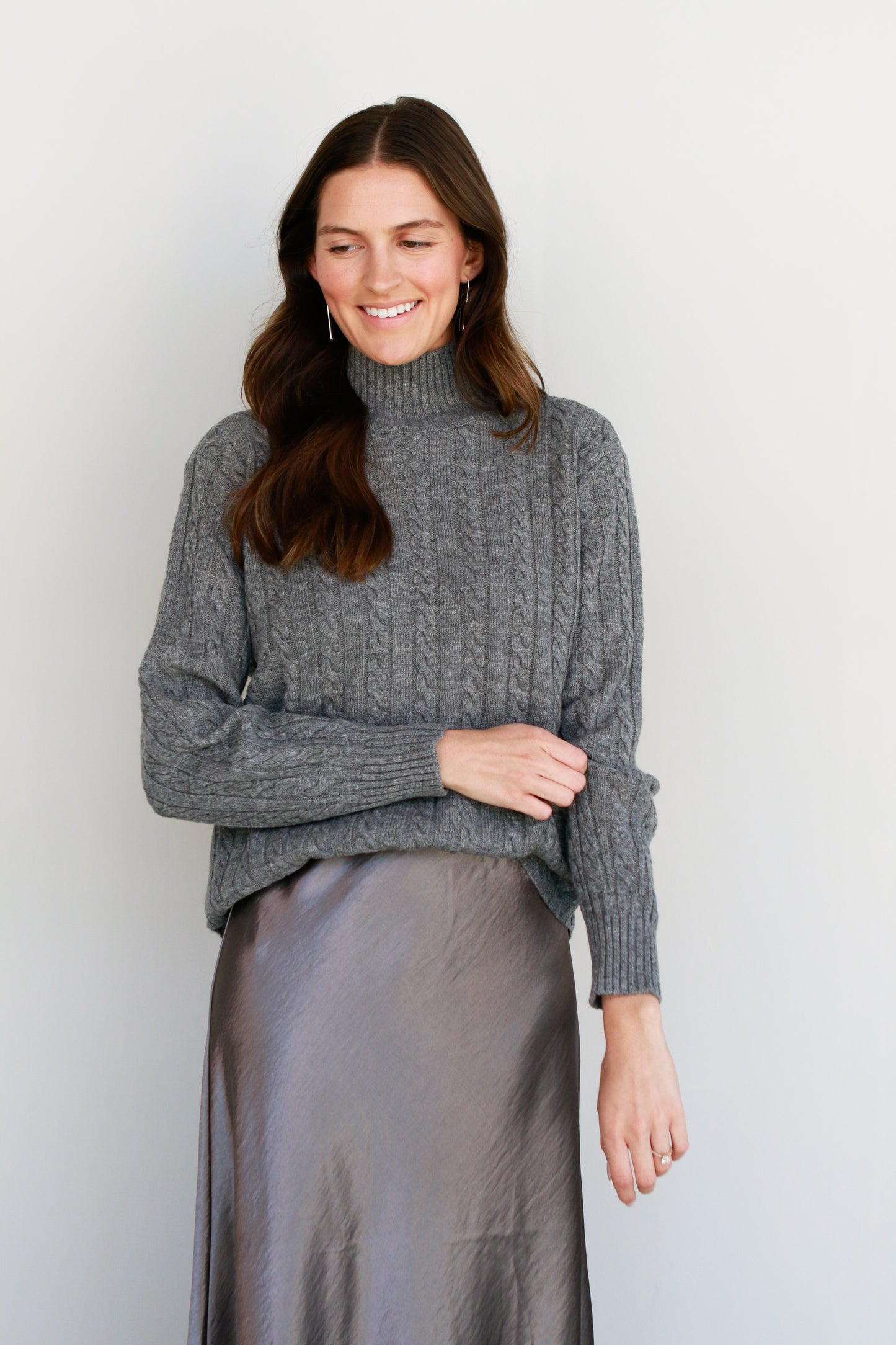 Cable Knit Sweater (2 Color Options)