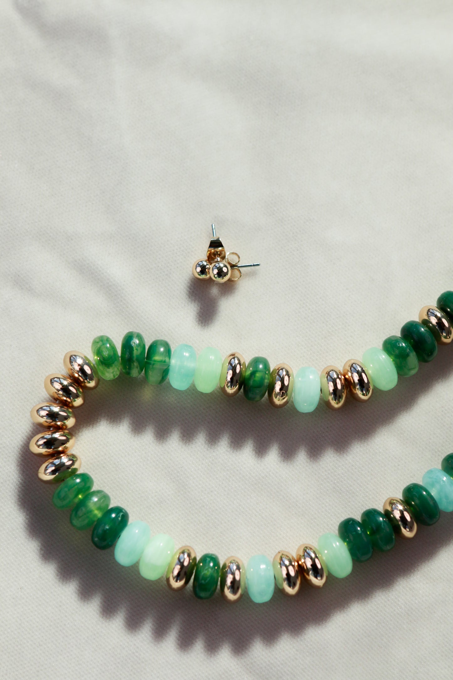Green Beaded Necklace
