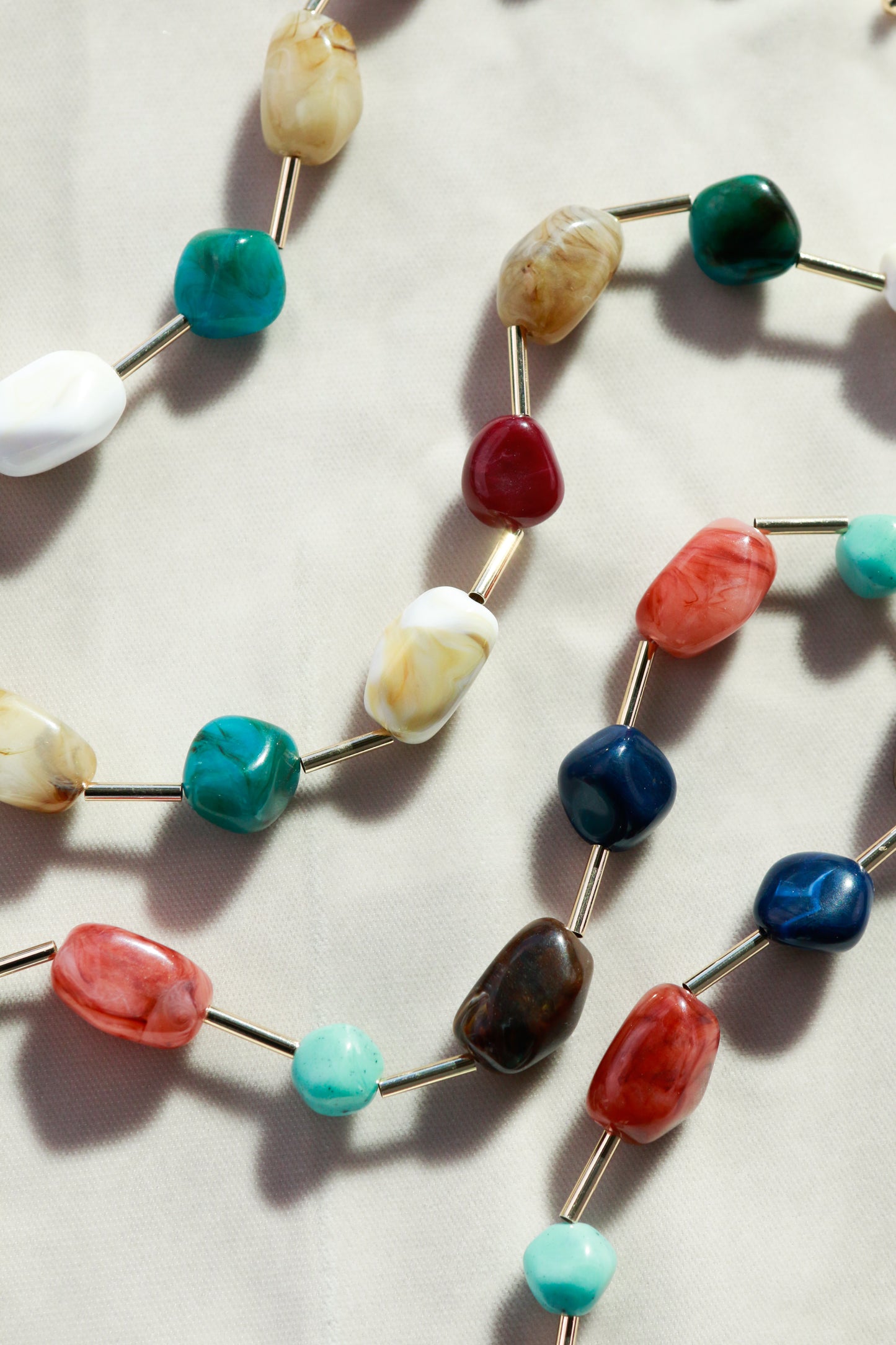 Callie Necklace in Brown