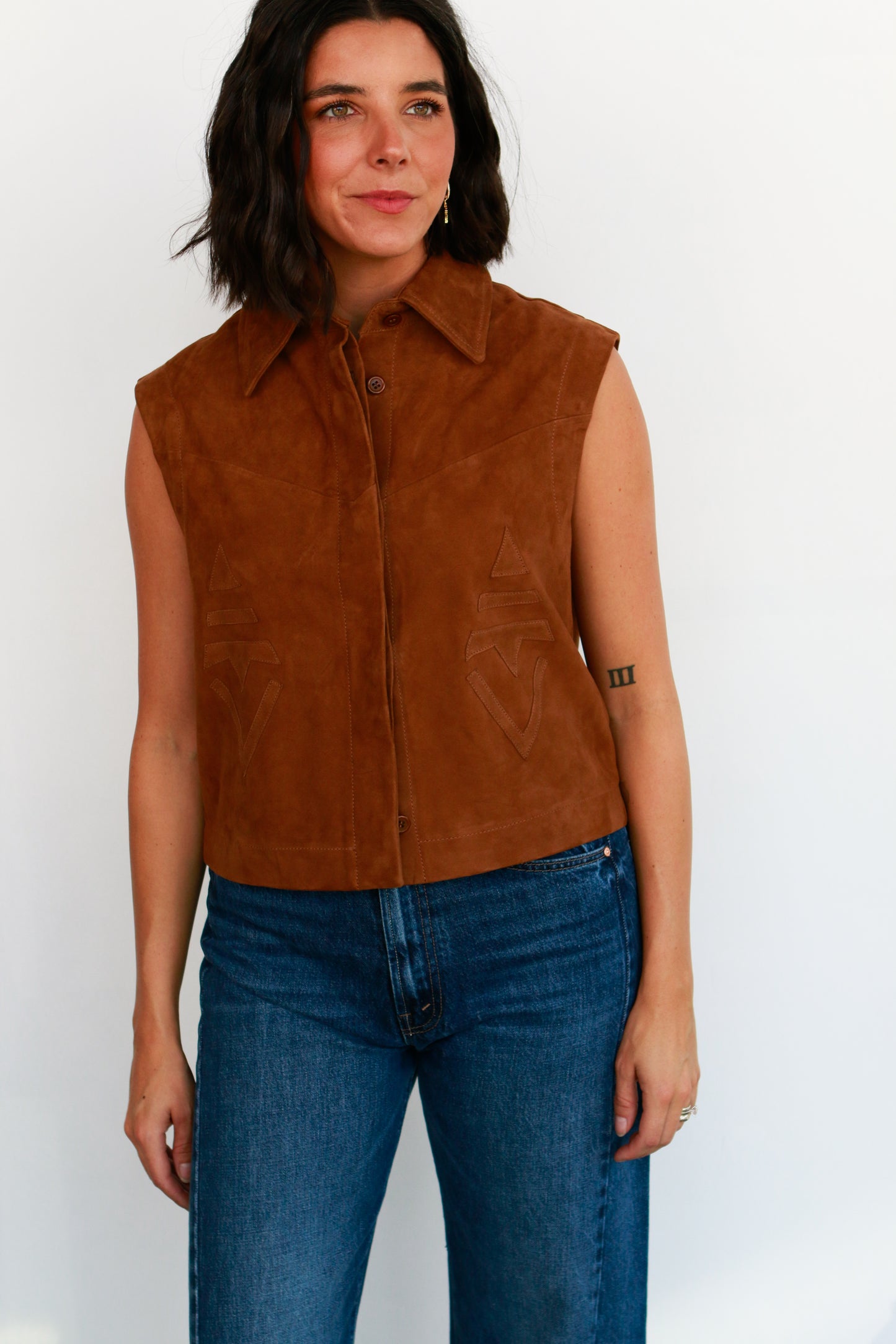 Inca Suede Vest
