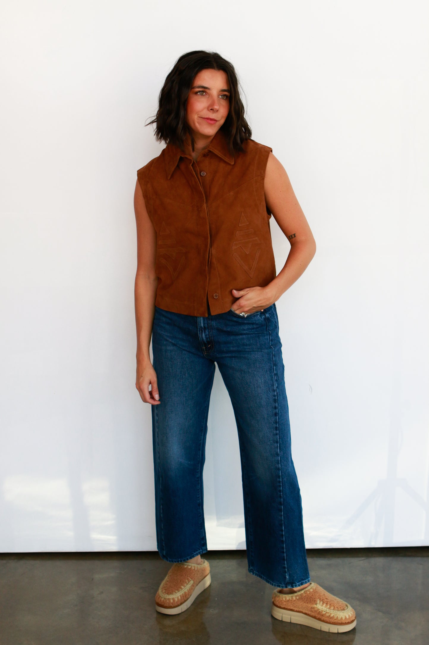 Inca Suede Vest