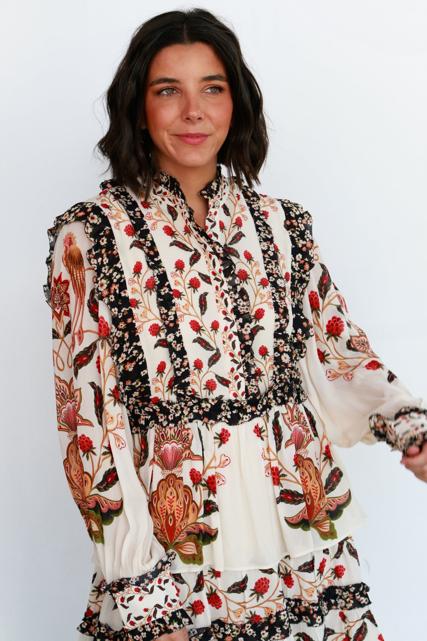 Berry Garden Mini Dress