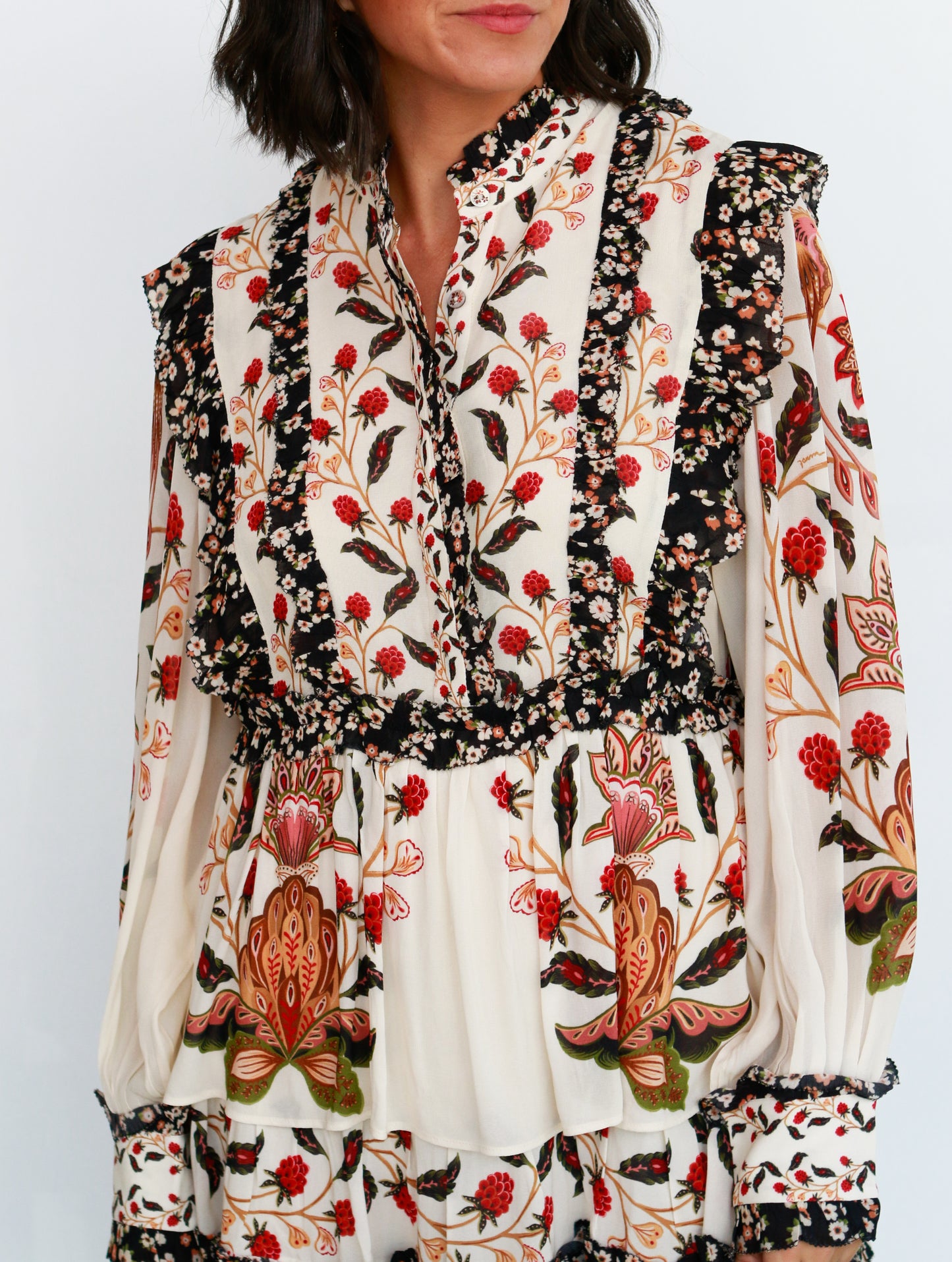 Berry Garden Mini Dress