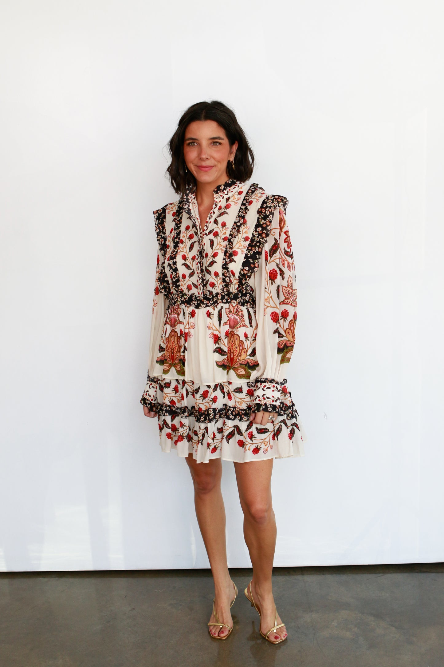 Berry Garden Mini Dress