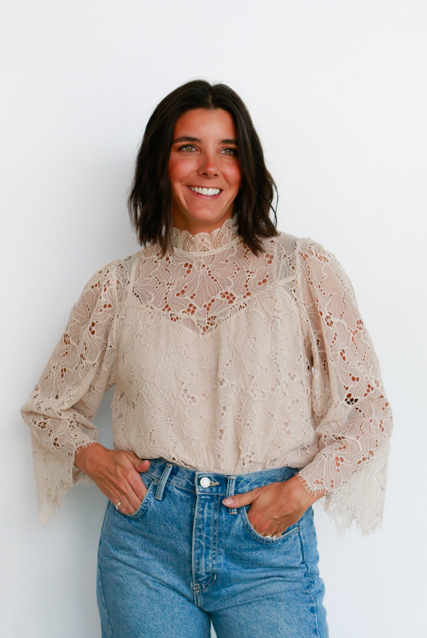 Lucia Lace Top