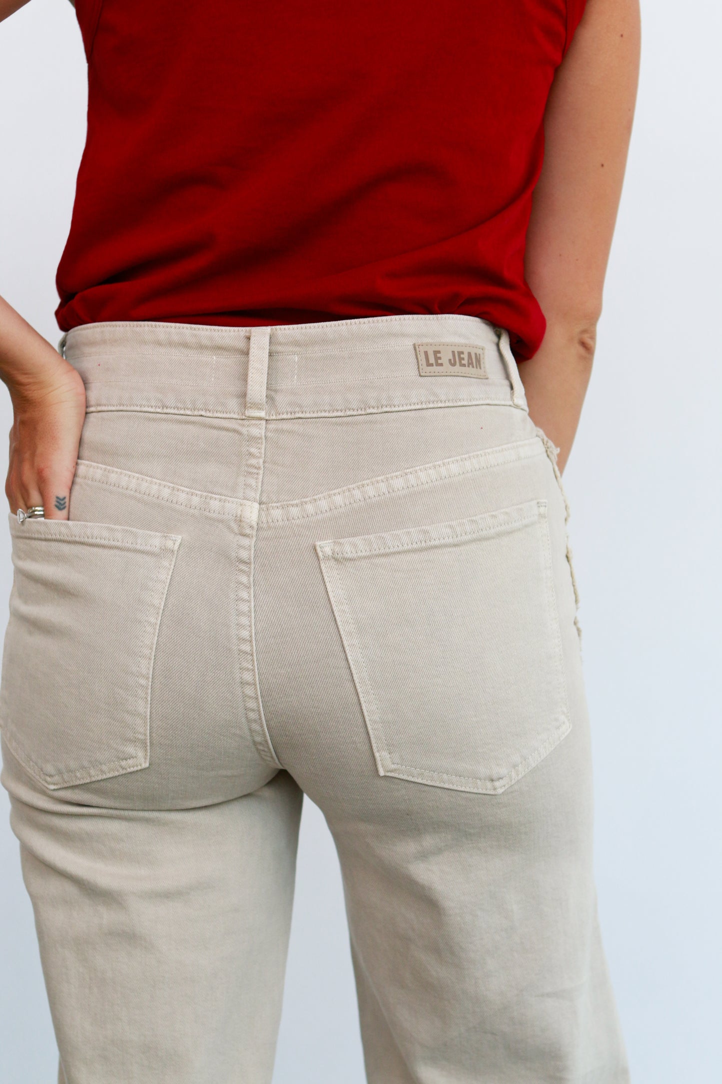 Libra Embroidered Jean