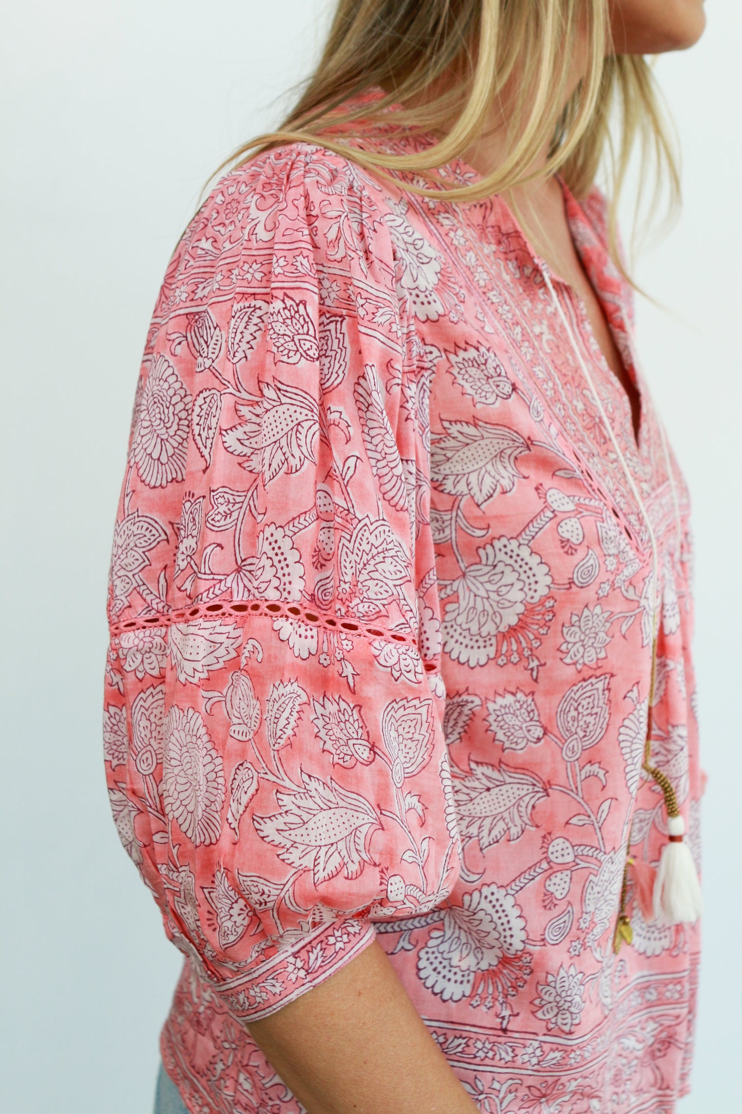 Katie Top in Peach