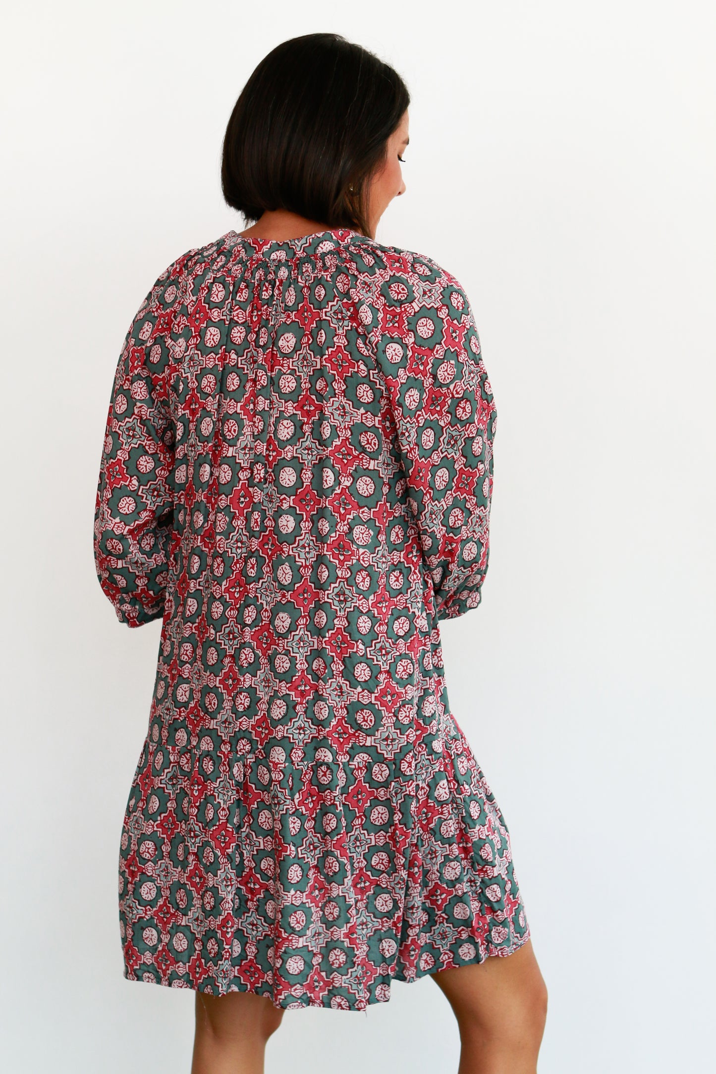 Stevie Dress in Spanish Tile Jade