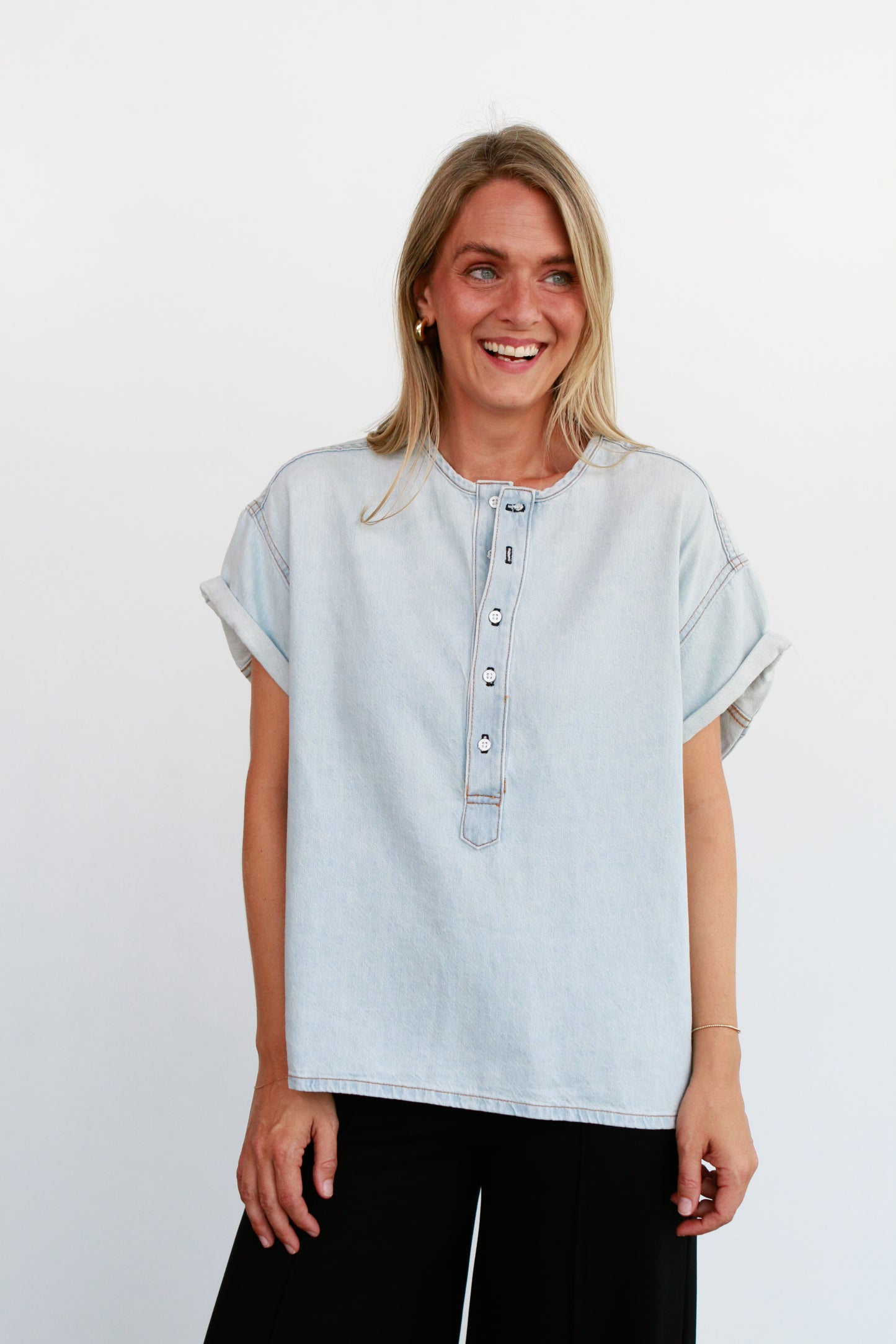 Jackson Denim Henley