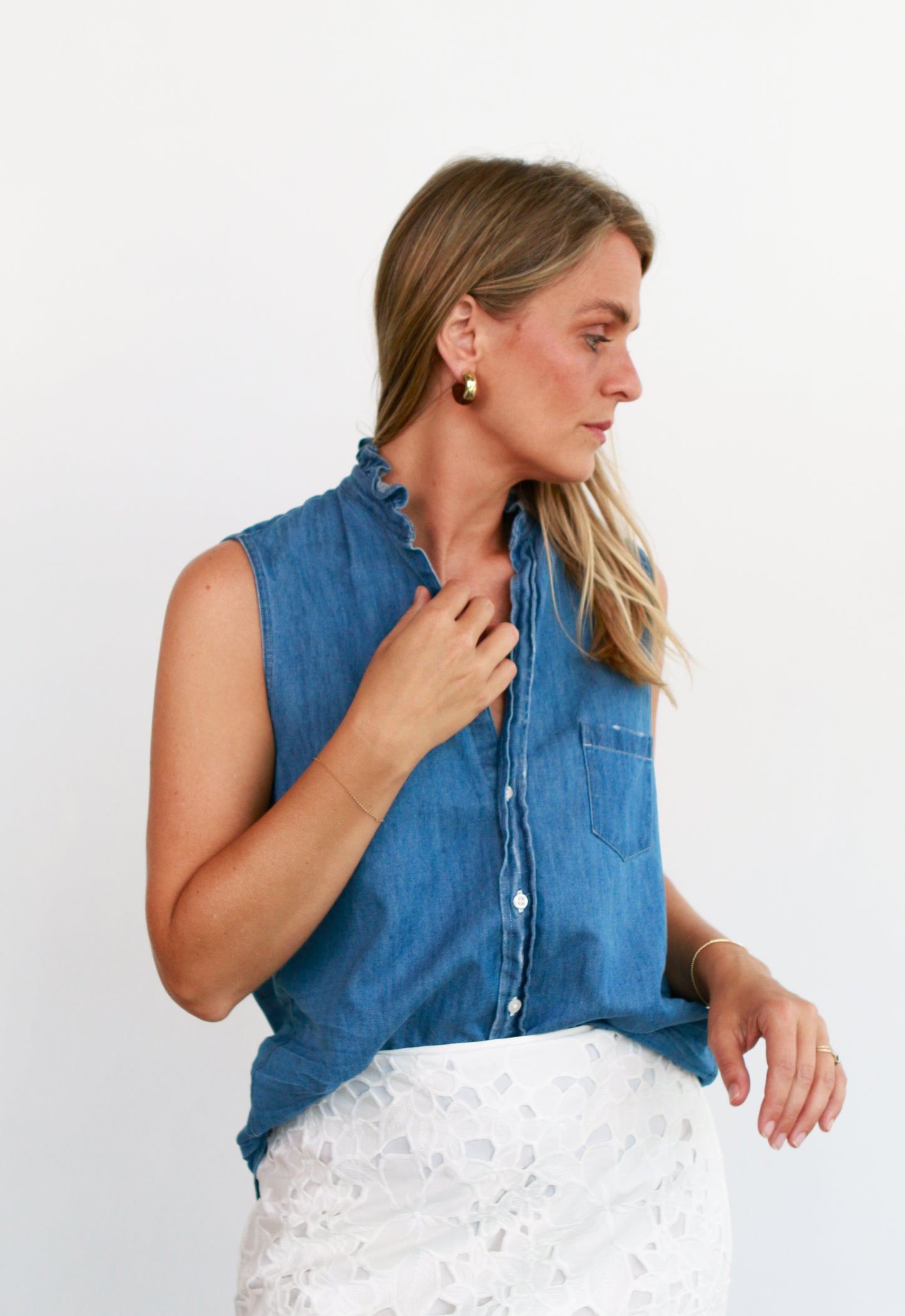 Fiona Ruffle Top