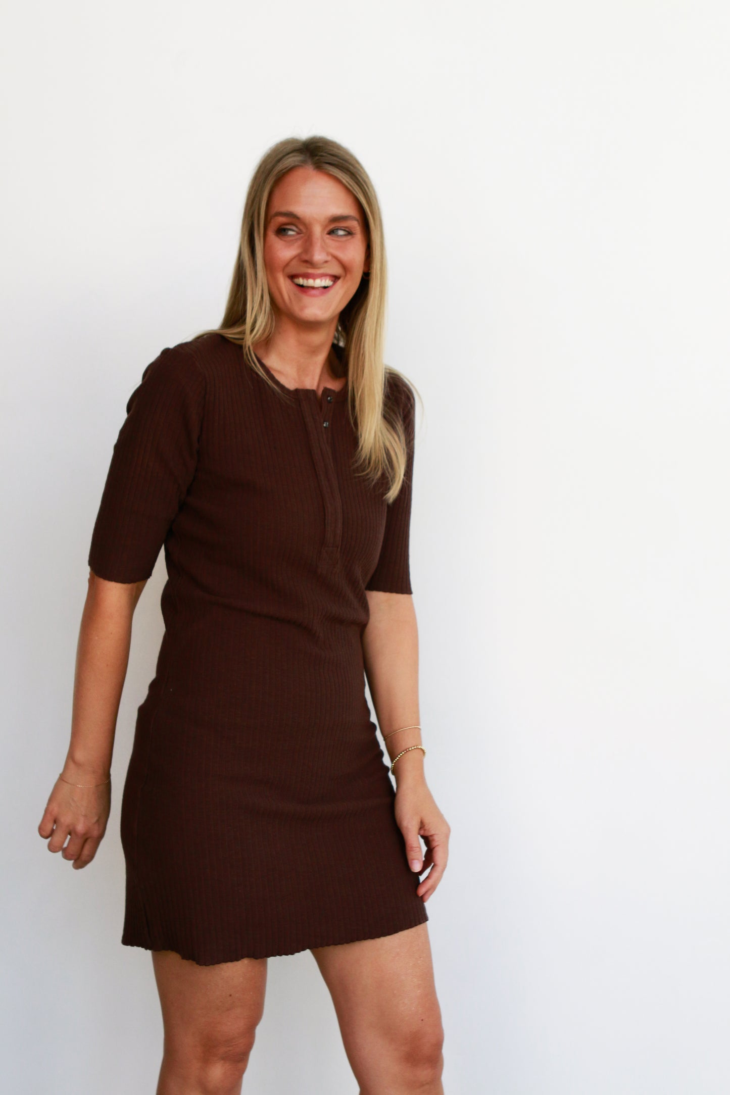 Greer Brown Dress