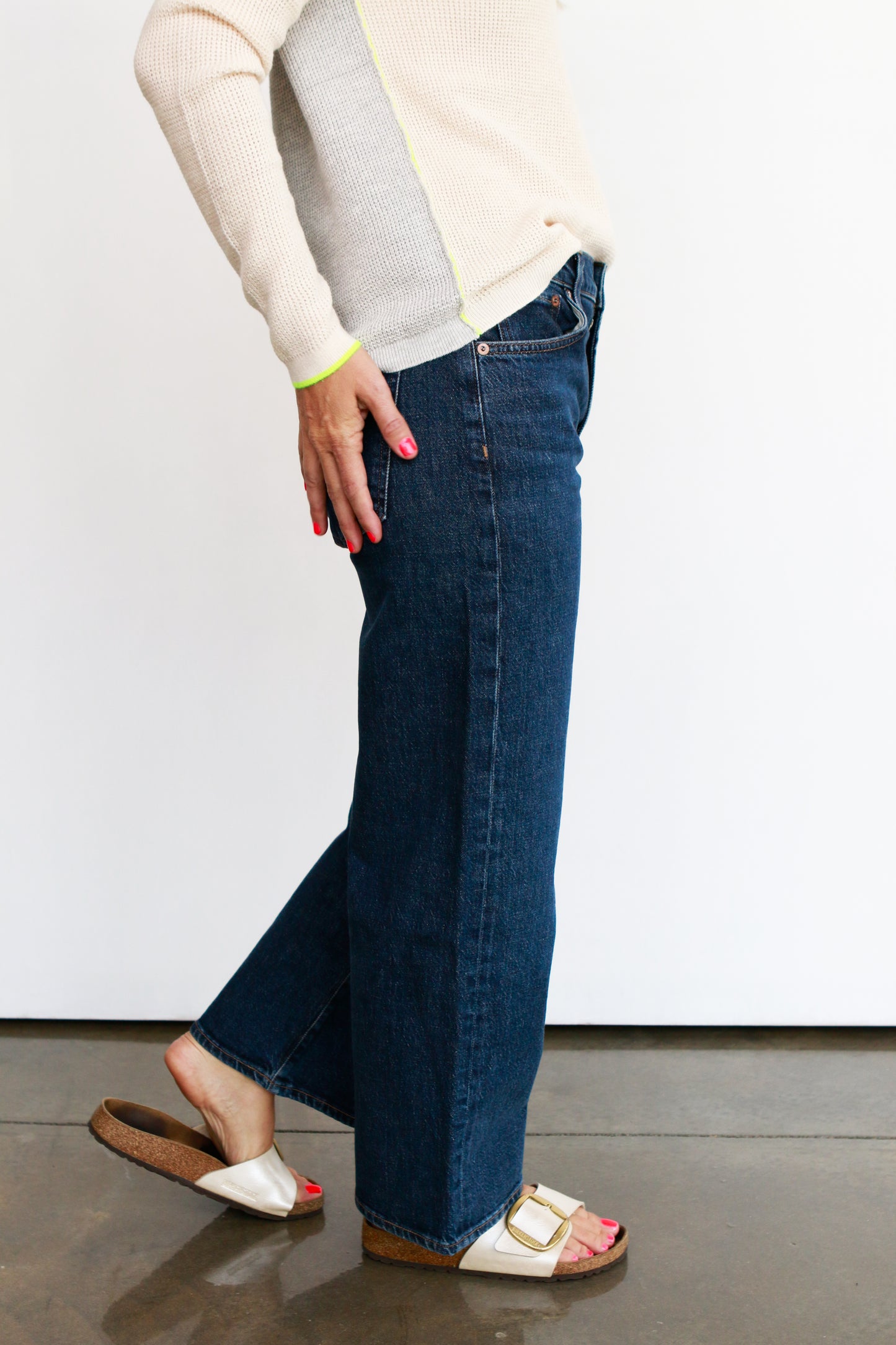 Harper Crop Denim