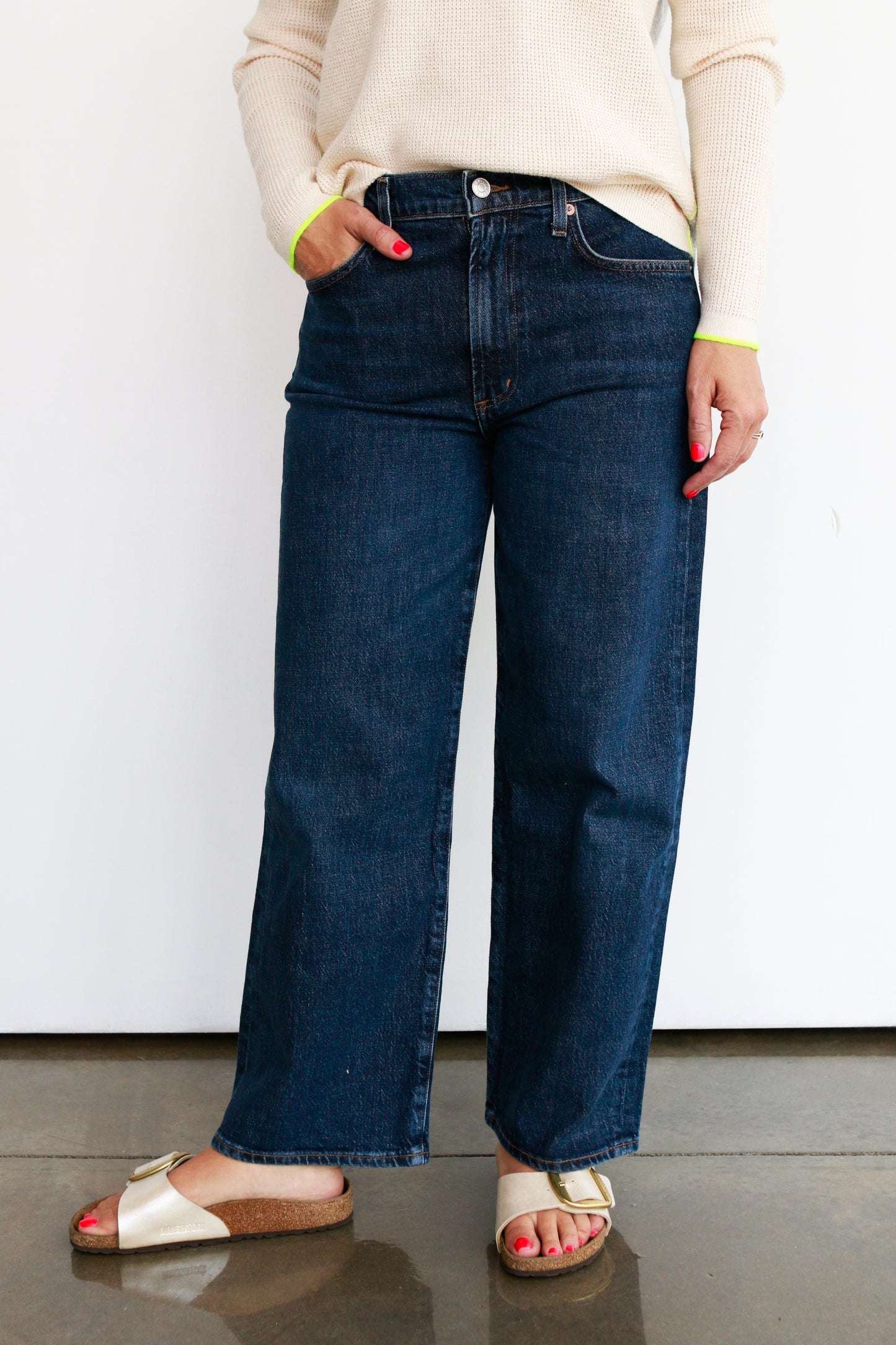 Harper Crop Denim