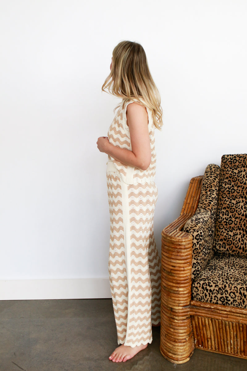 Dahlia Crochet Pant Set