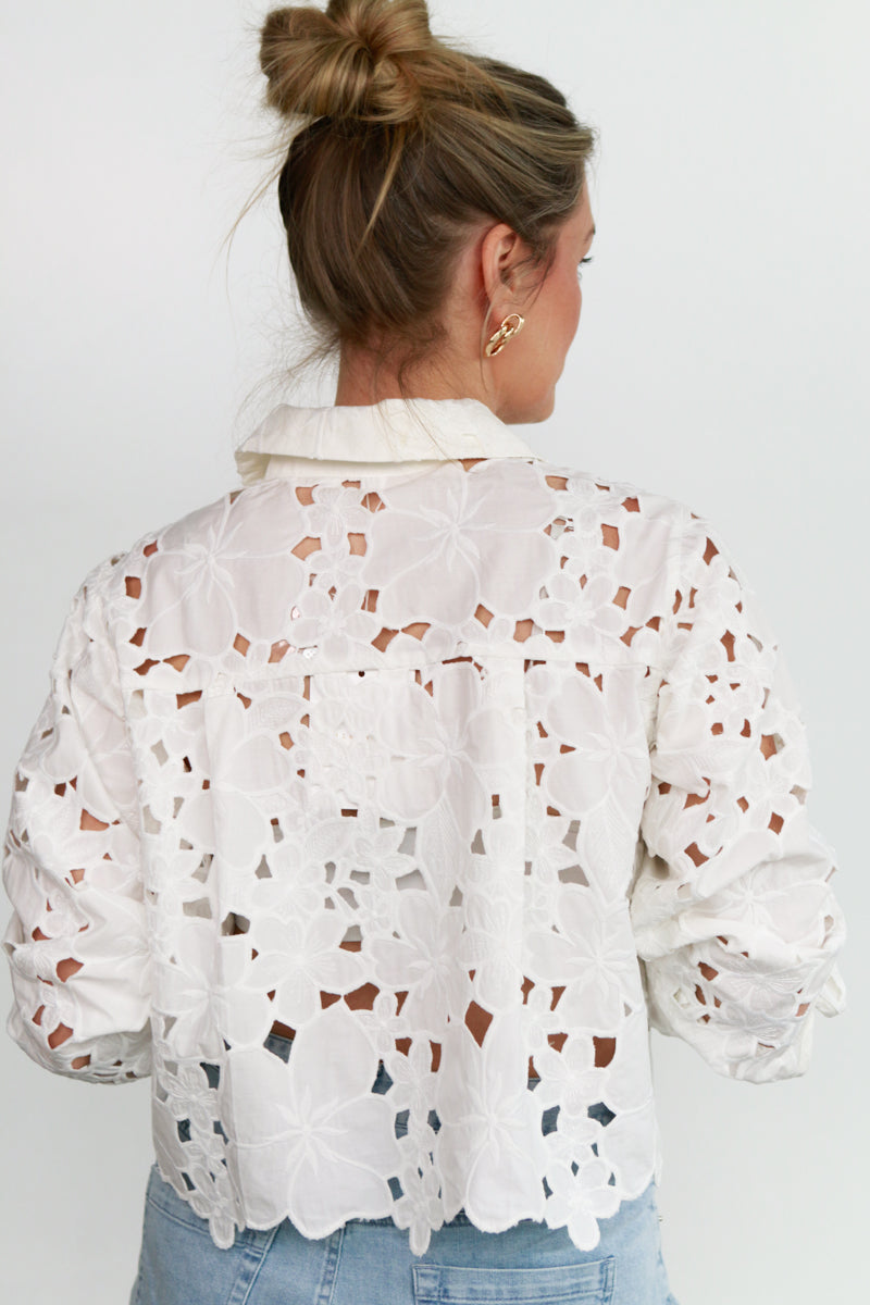 Veronica Eyelet Top