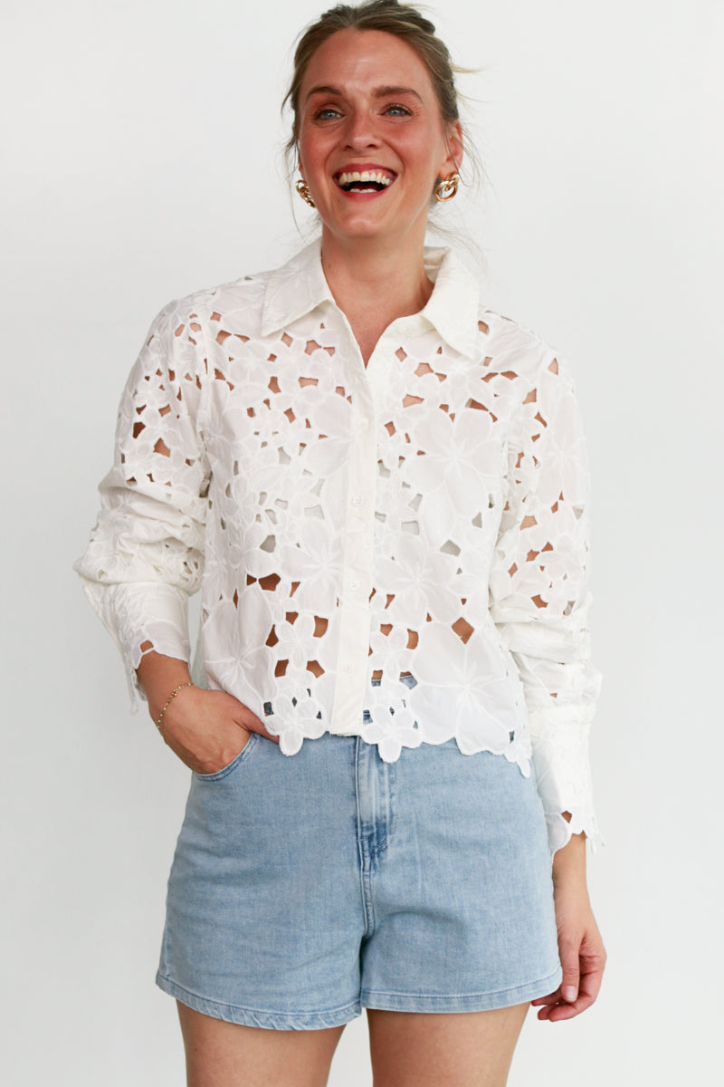Veronica Eyelet Top