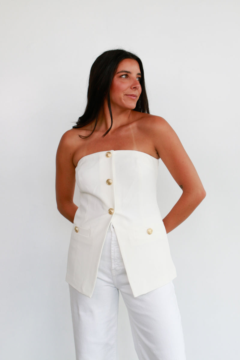 Serena Strapless Top