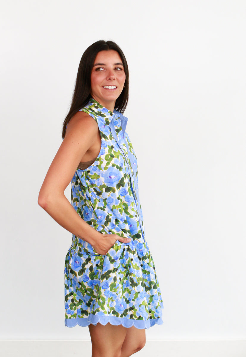 Indie Floral Mini Dress