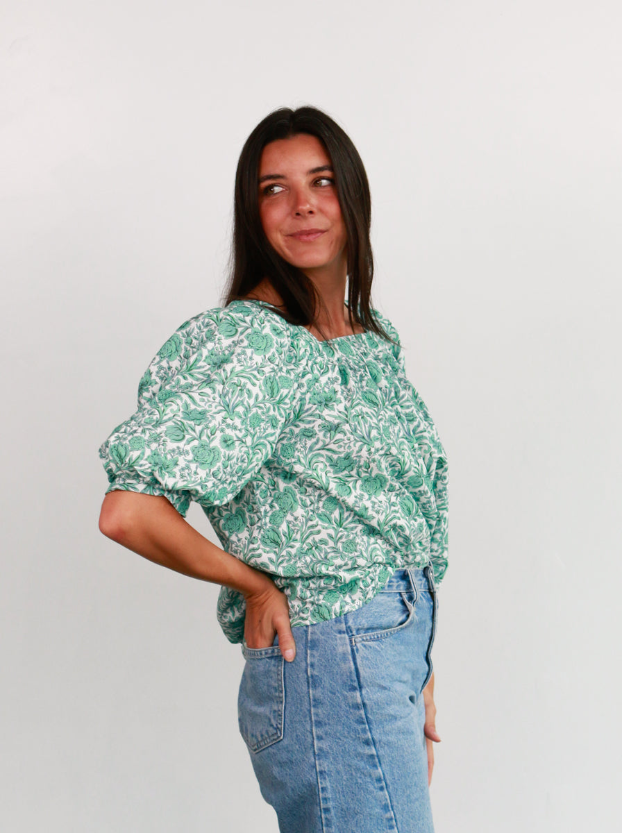 Marie Floral Blouse