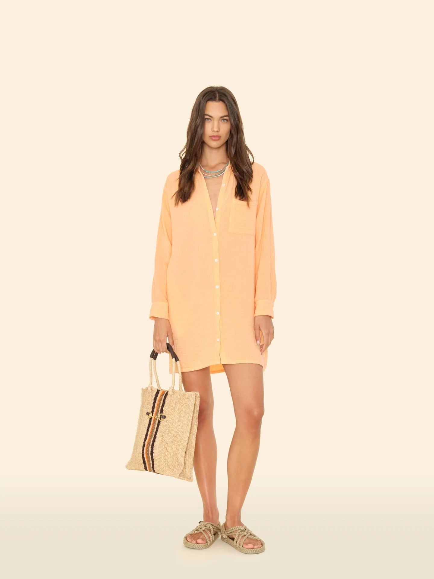 Tyson Dress in Sherbet