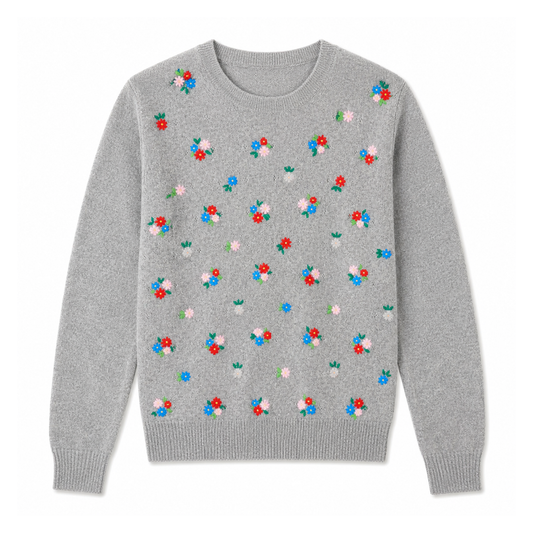 Verona Floral Crewneck Sweater