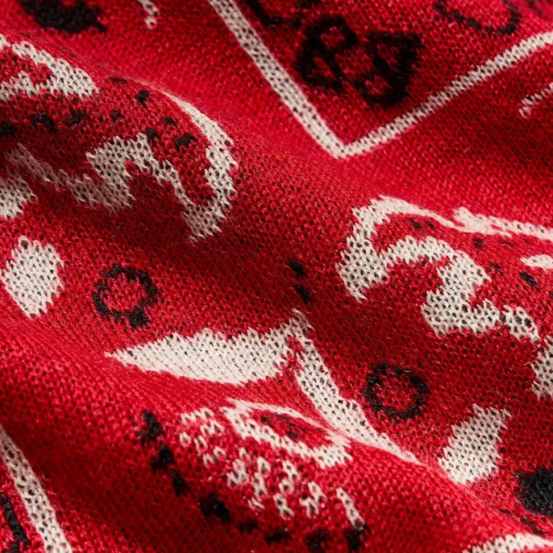 The Cashmere Bandana in REGATTA RED