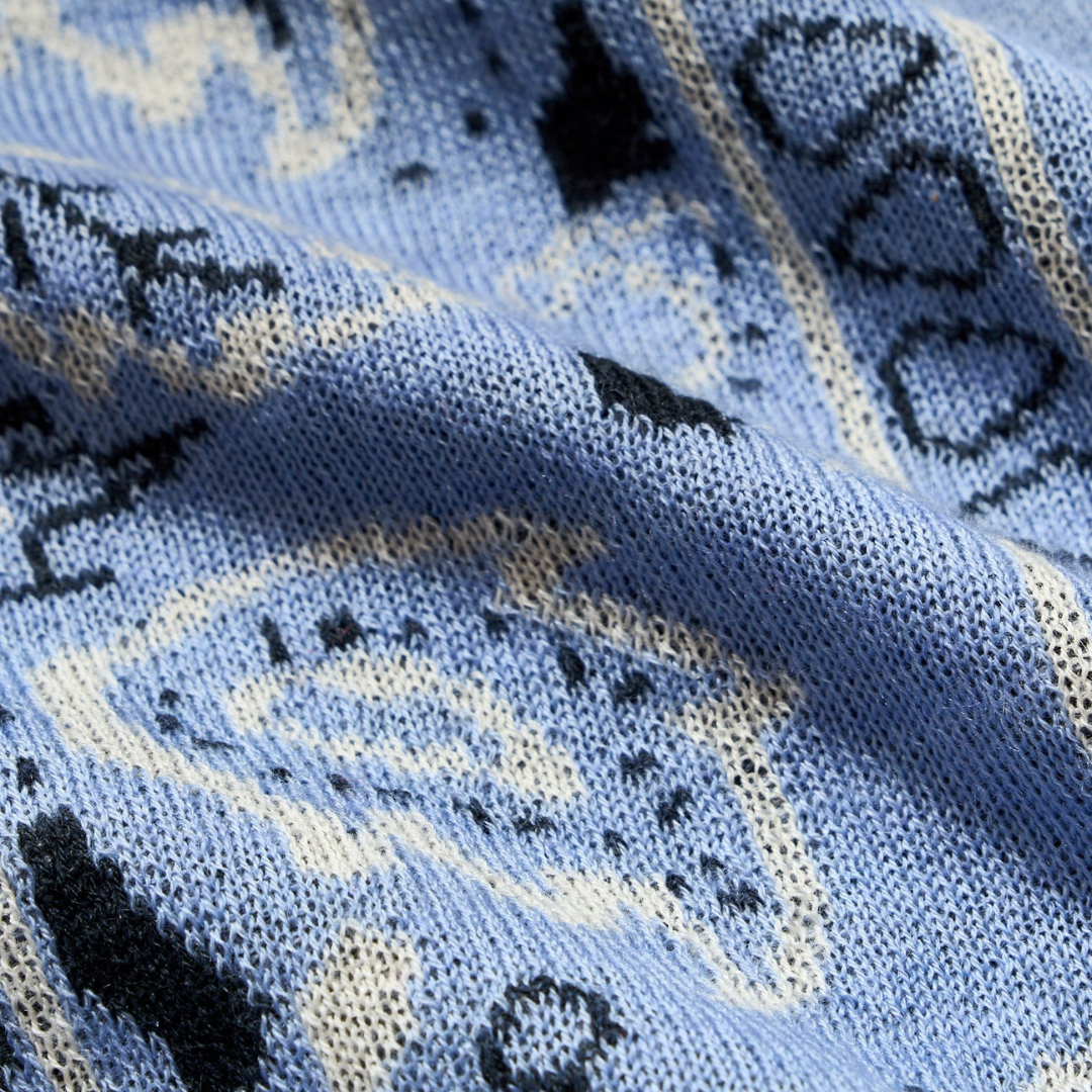 The Cashmere Bandana in HYDRANGEA