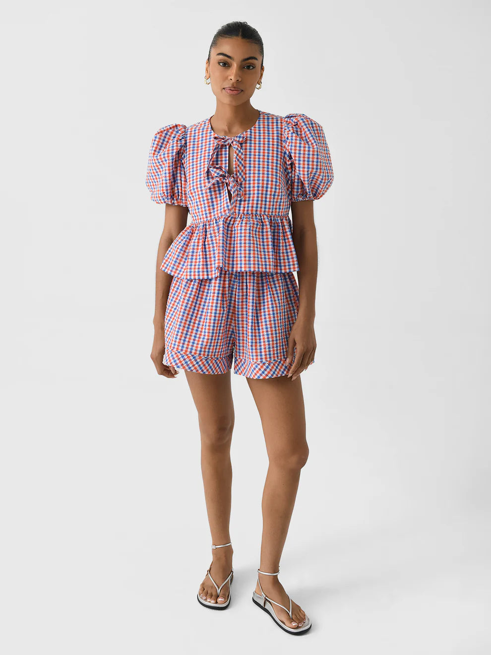 Carly Gingham Top