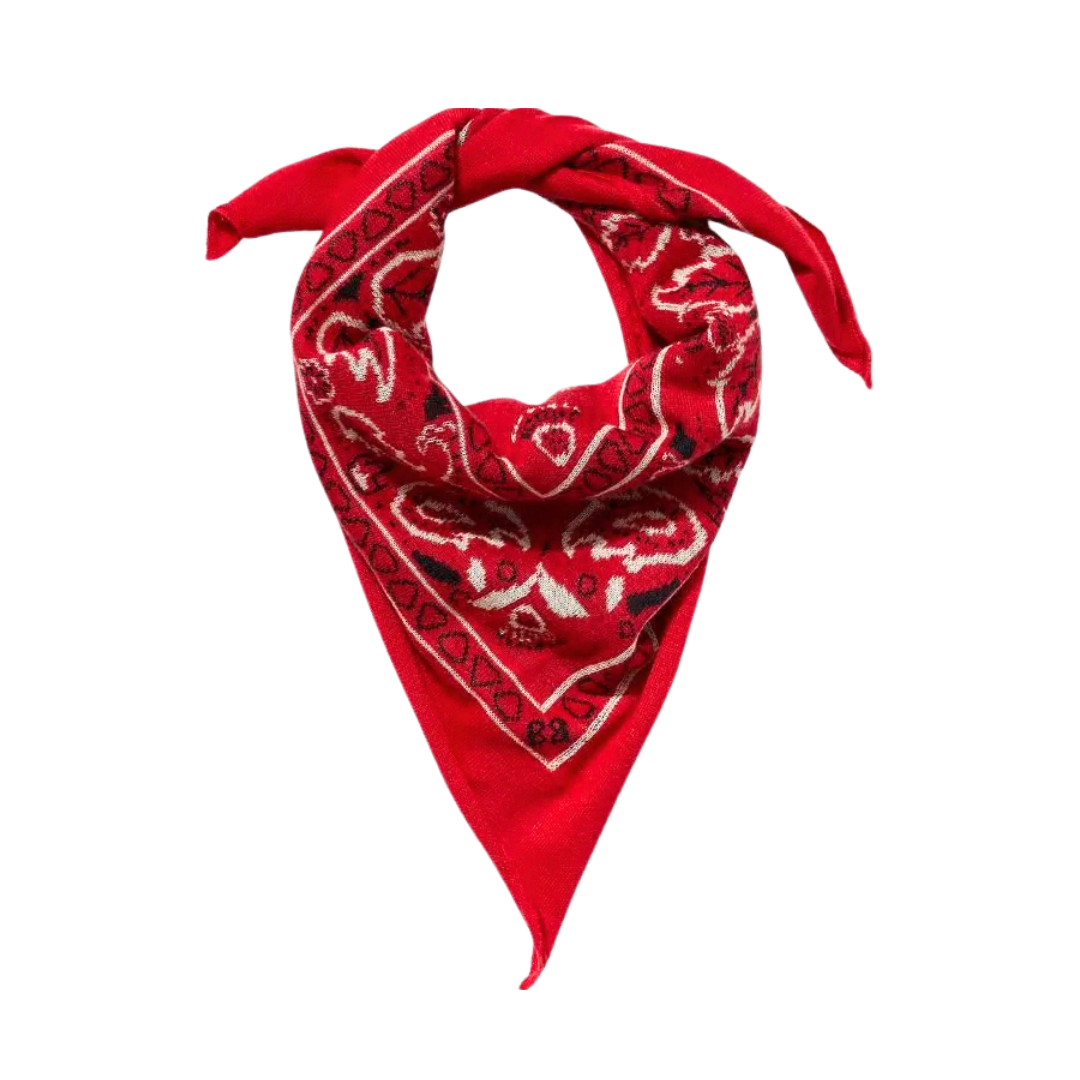 The Cashmere Bandana in REGATTA RED