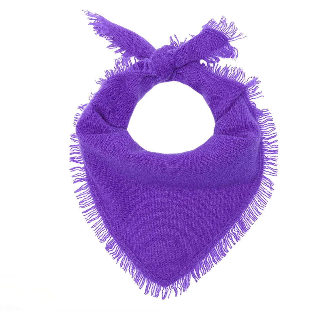 Bristol Distressed Triangle Scarf (5 Colors)