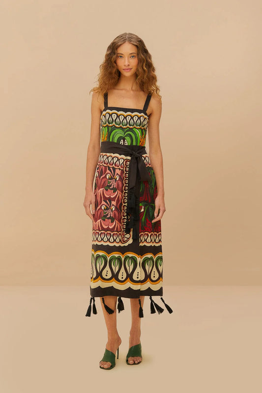 Coconut Tree Flow Dress