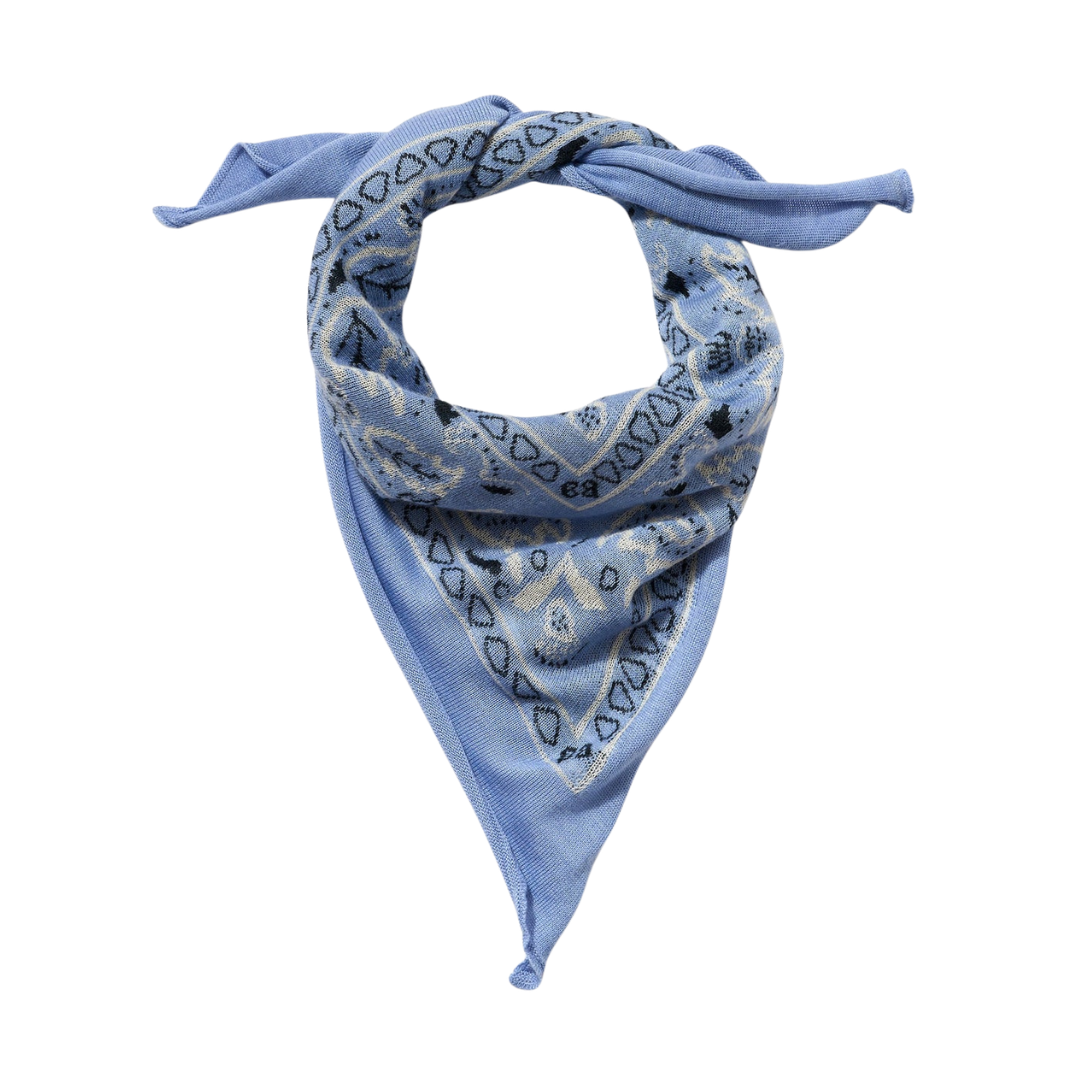 The Cashmere Bandana in HYDRANGEA