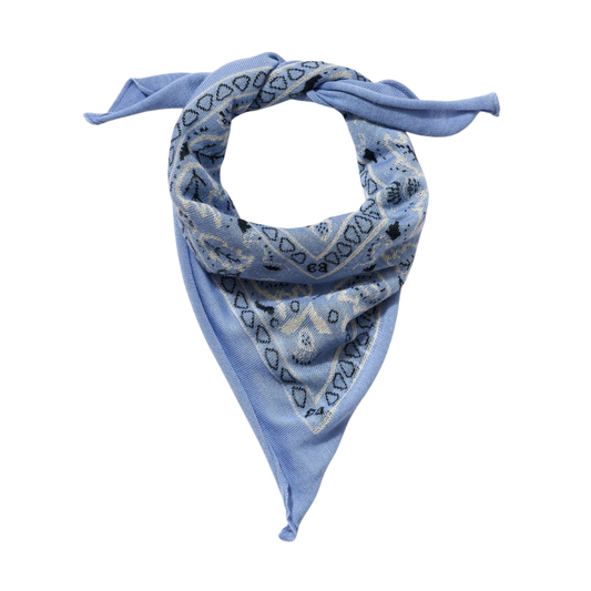 The Cashmere Bandana in HYDRANGEA